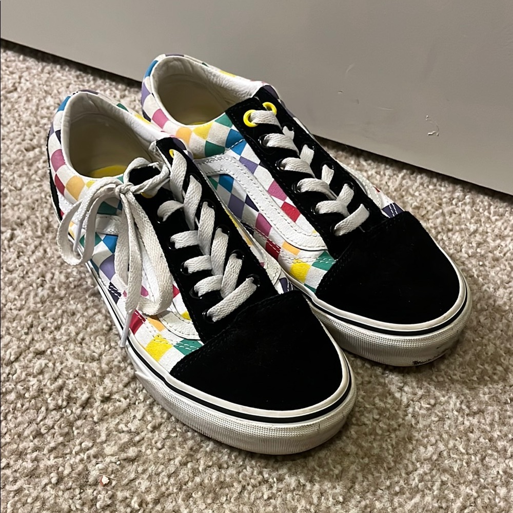 Colorful Checkered Vans